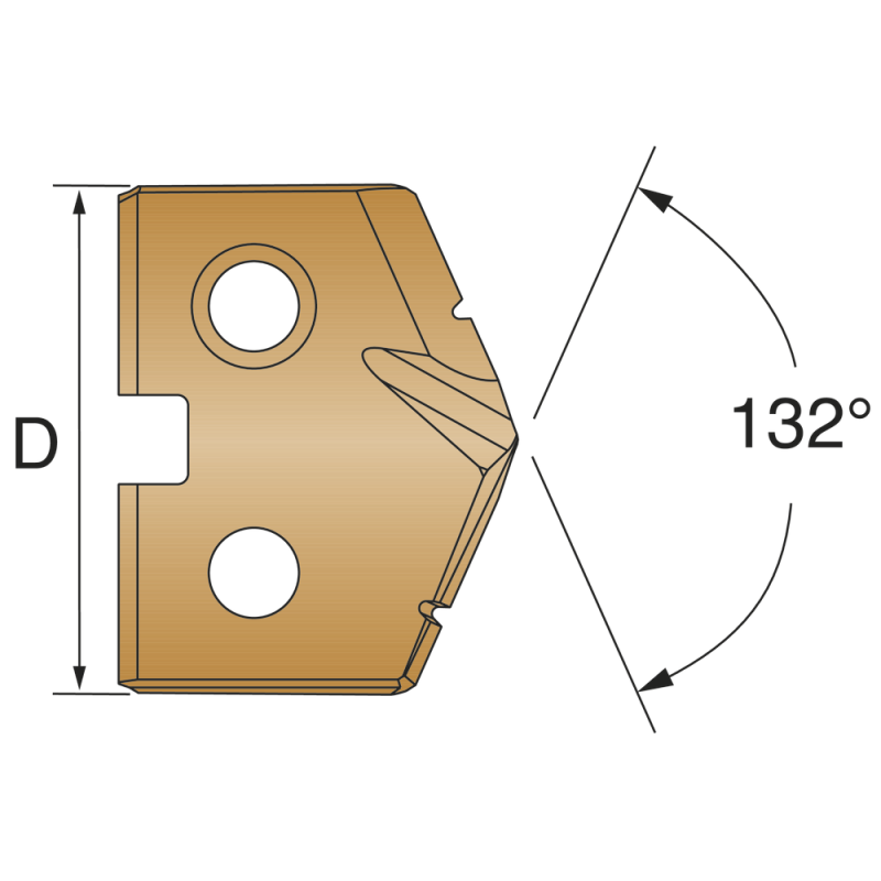 Cutting insert TA Pro series 1; Ø24.00mm AM300 (steel)
