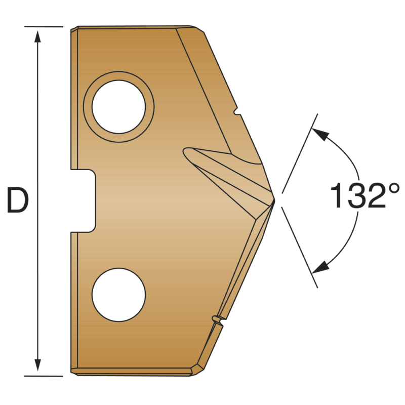 Cutting insert TA Pro series 3; Ø39.50mm AM300 (steel)