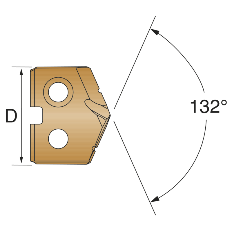 Ріжуча пластина TA Pro серії Z; Ø12.00 мм TiAlN (чавун)