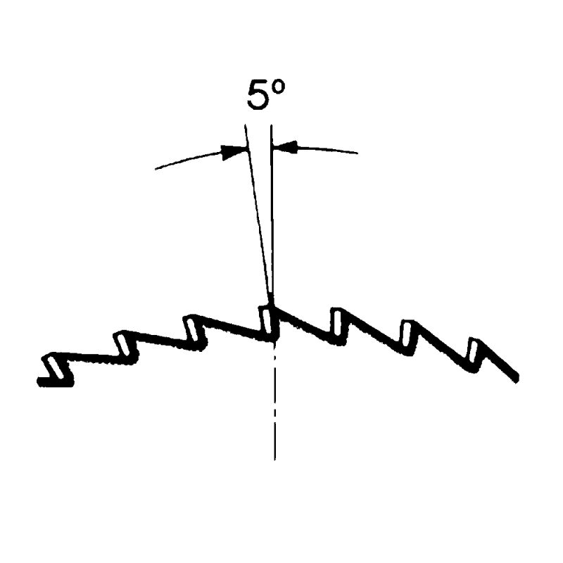 Metal circular saw blade HSS DIN1837A 20x0.20x5mm 80 ridges, fine-toothed