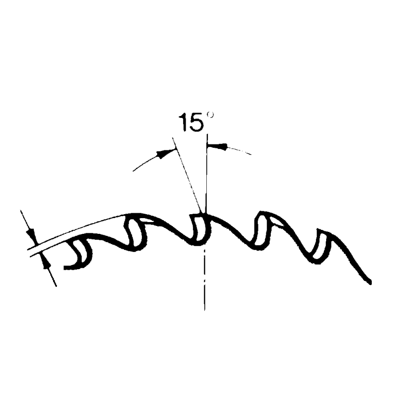 Metal circular saw blade HSS DIN1838C 50x1x13mm 40 ridges, coarse-toothed HZ