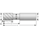 Solid carbide roughing cutter 20mm R=1mm Z=5 HA, short, TiAlN