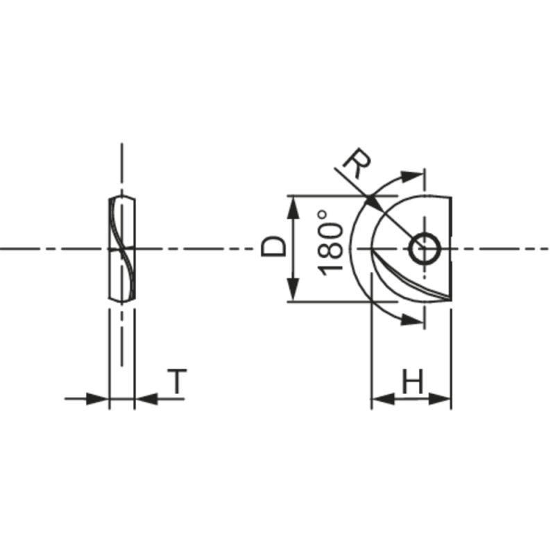 Змінна ріжуча пластина PFB300-SP XP3225