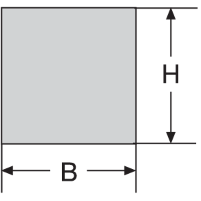 Carbide turning tool DIN4971/ISO1 (straight) 10x10mm P20 right