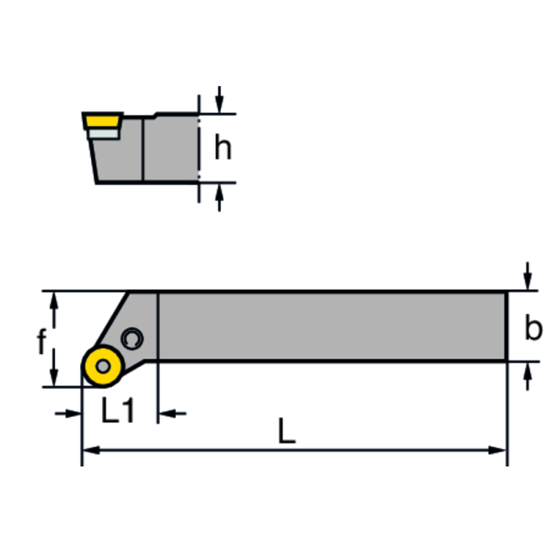 Clamp mounting SRGC-L 1616 H10, for RC..1003..