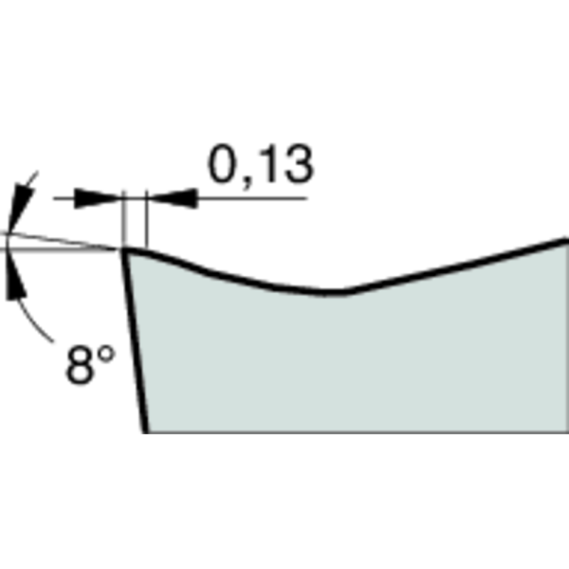 Indexable cutting insert CCGT 060204-FS PHH910
