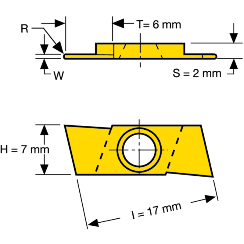 Grooving insert SAL60G200R-GR PH7920