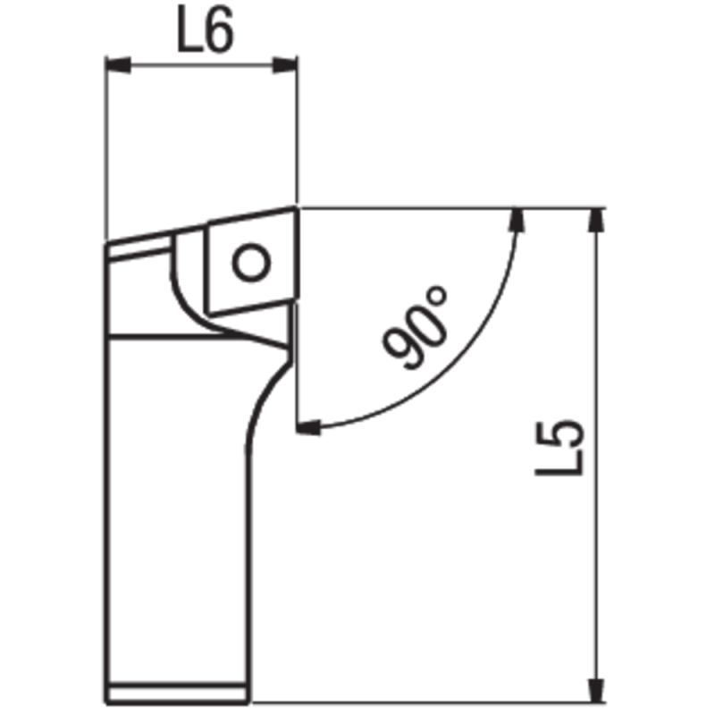 Тримач для пластини MHD SFCC 16 Ø18-23 мм (для пластини CC.. 0602..)