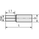 Profile broach AF 3.0 mm; holding fixture Ø 8 mm TIN 