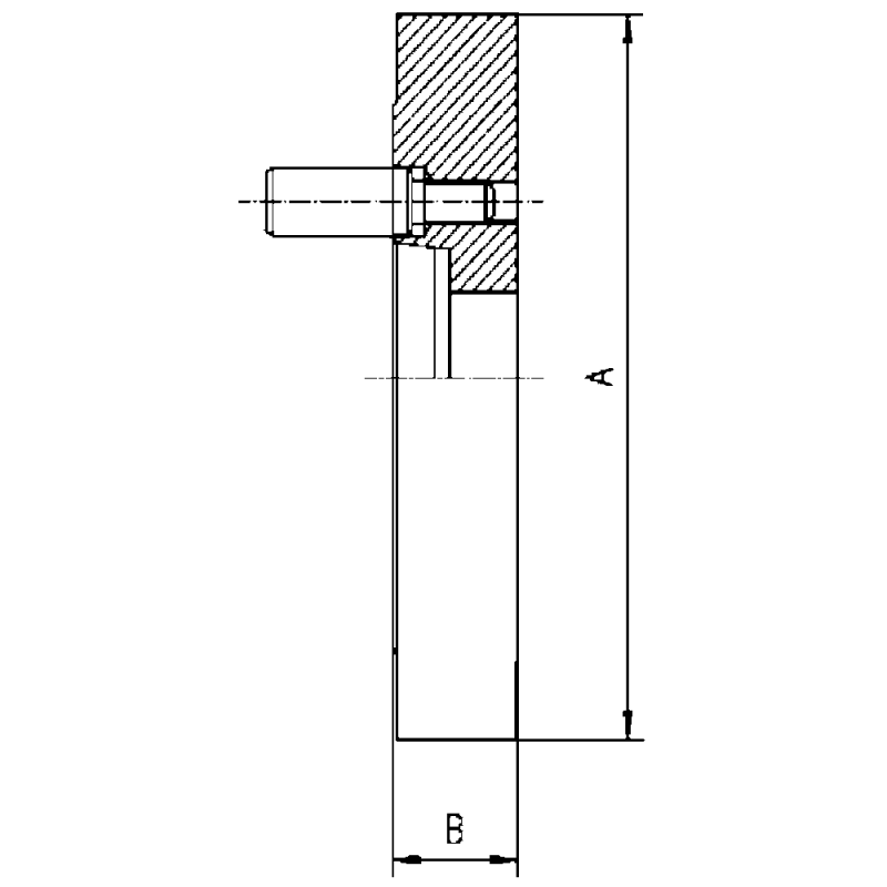 Planar flange 250, DIN 55029-6"