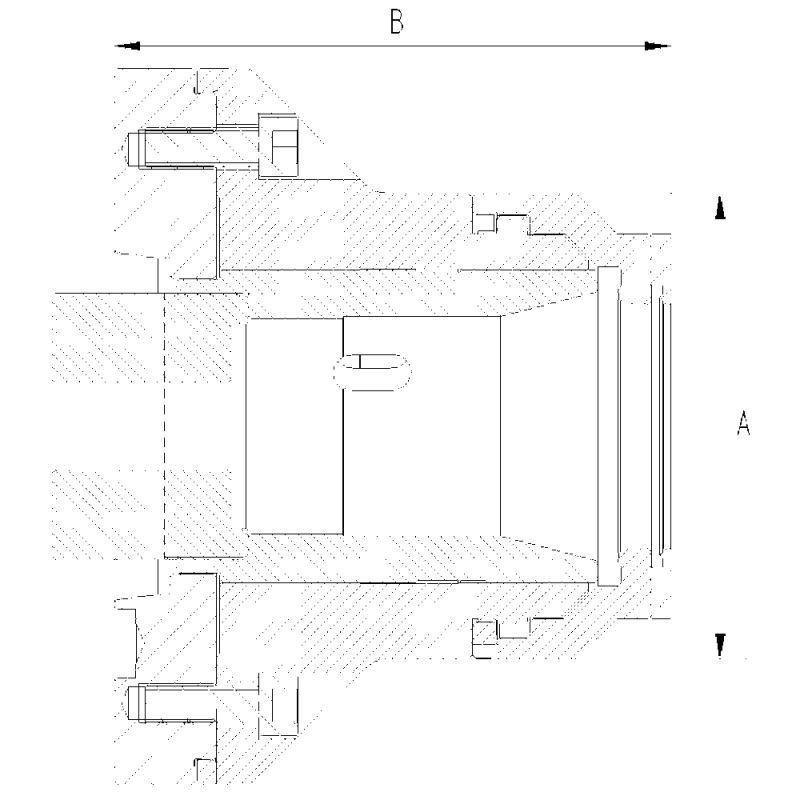 Collet chuck, power-operated Q-CRL-60/CY (185E), straight