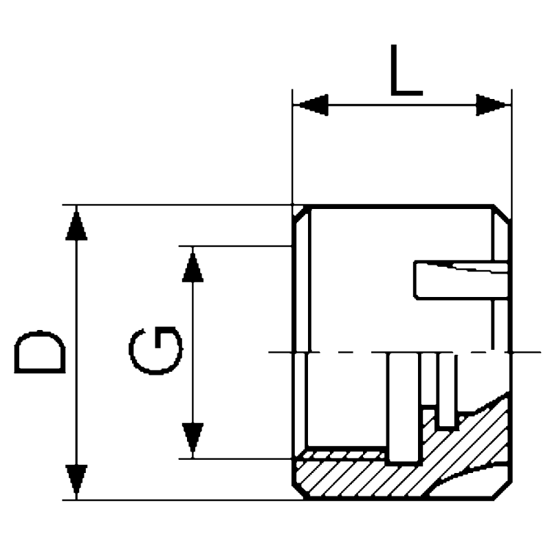 Clamping nut for collets ER11M
