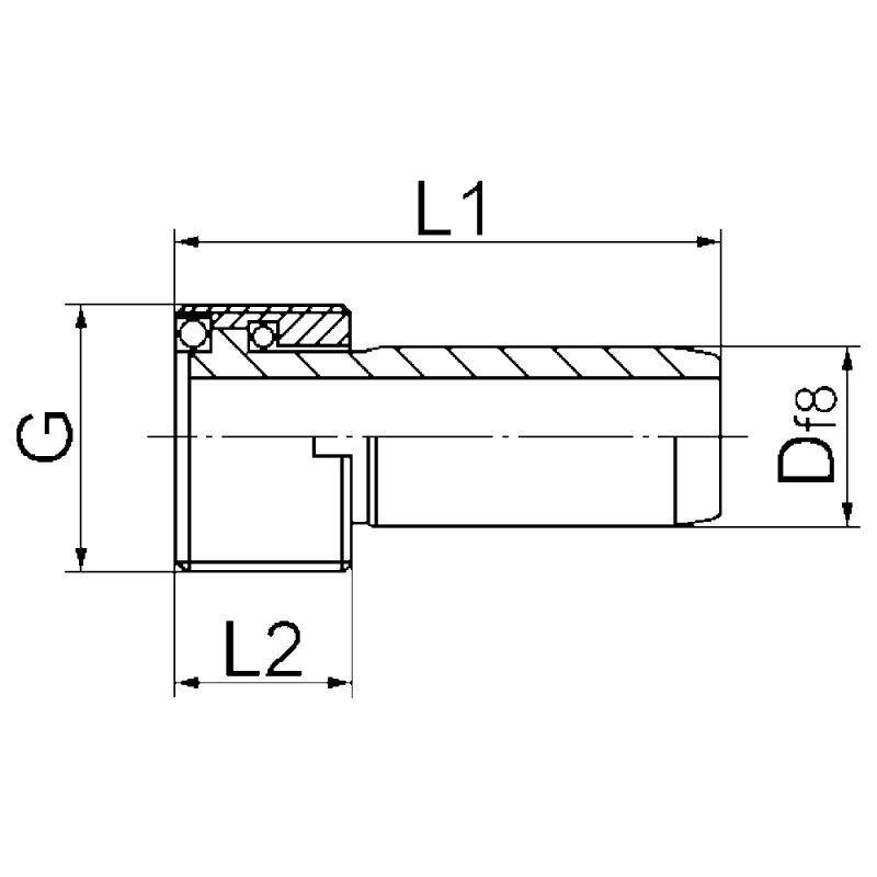 Coolant transfer pipe for polygonal shank C40