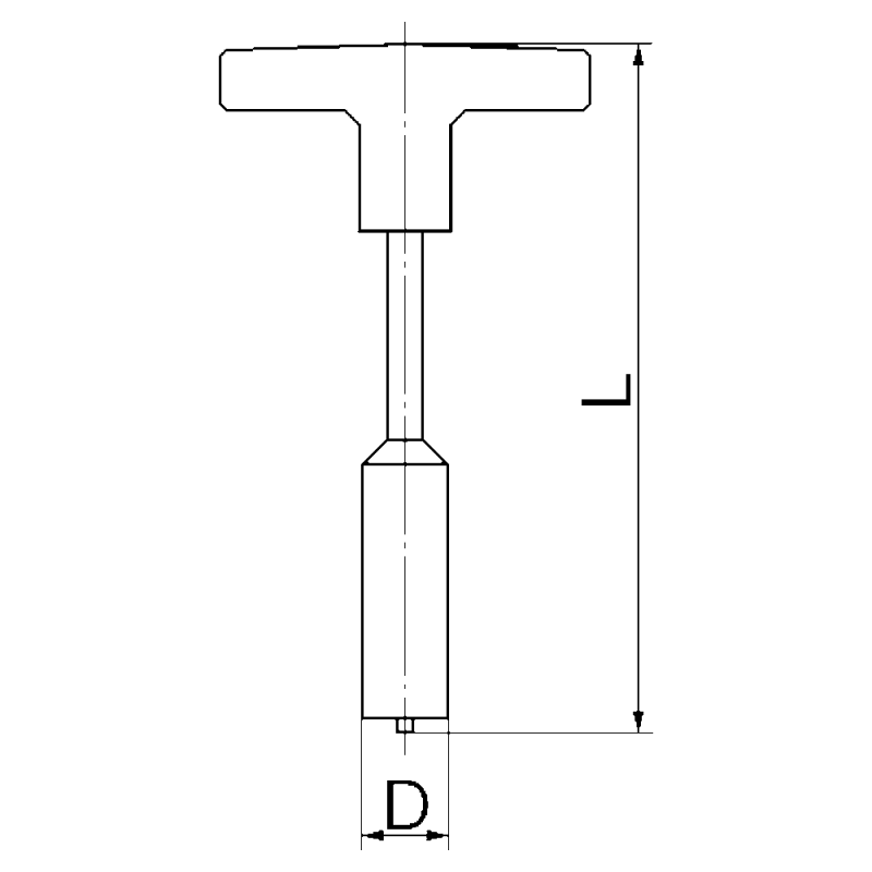Coolant transfer pipe key HSK32