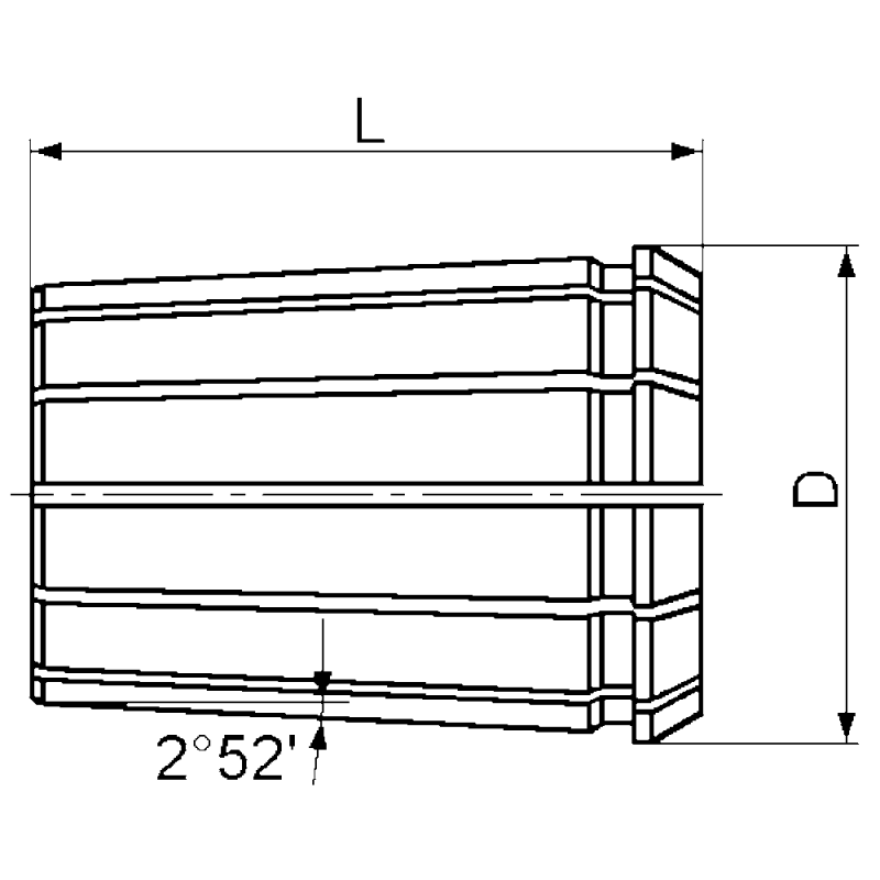 Collet DIN6388 415E 2mm (6µm)