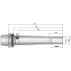 Hydraulic expansion chuck type HG PENCIL-12x50/HSK63A/C Ø 12 mm
