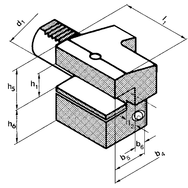 Тримач інструменту DIN69880 C4, 20x20 мм