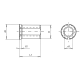 Reducing bushes, slotted 50 x 40 x 75mm