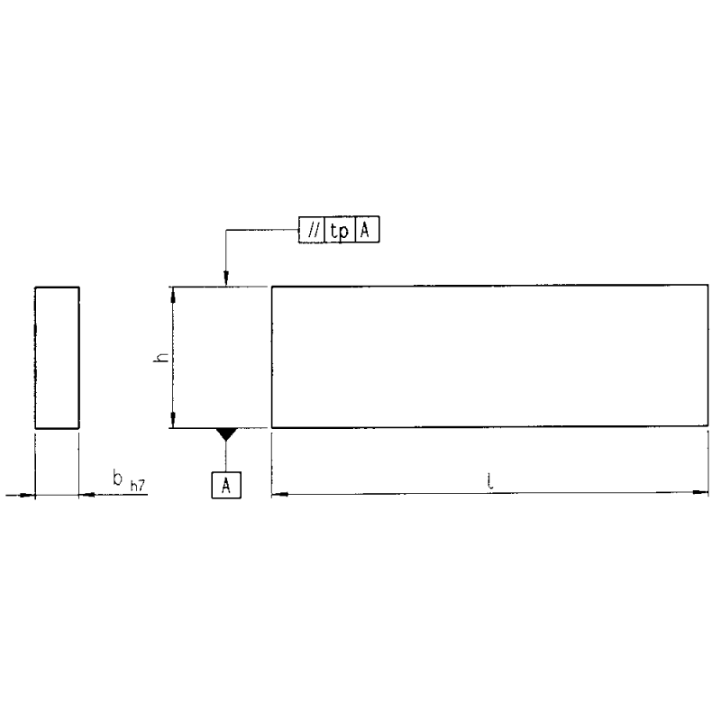 Паралельний упор 8x25 мм