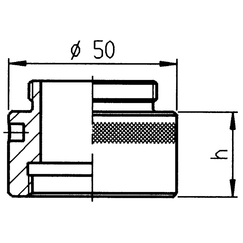 Алюмінієве проміжне кільце 12,5 мм