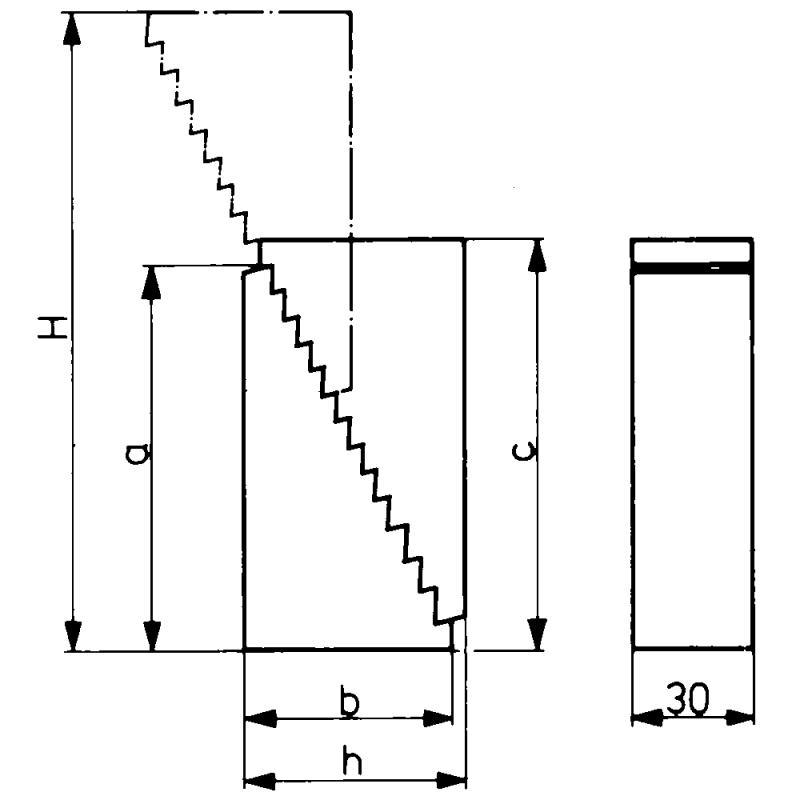 Universal clamping supports 22-51mm