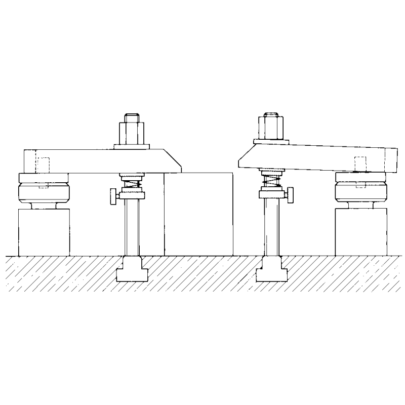 Spring type clamp holder, model 1