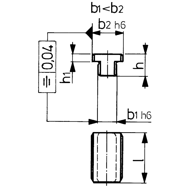 Шліцьова гайка, вільна DIN 6323 10 x 12 мм
