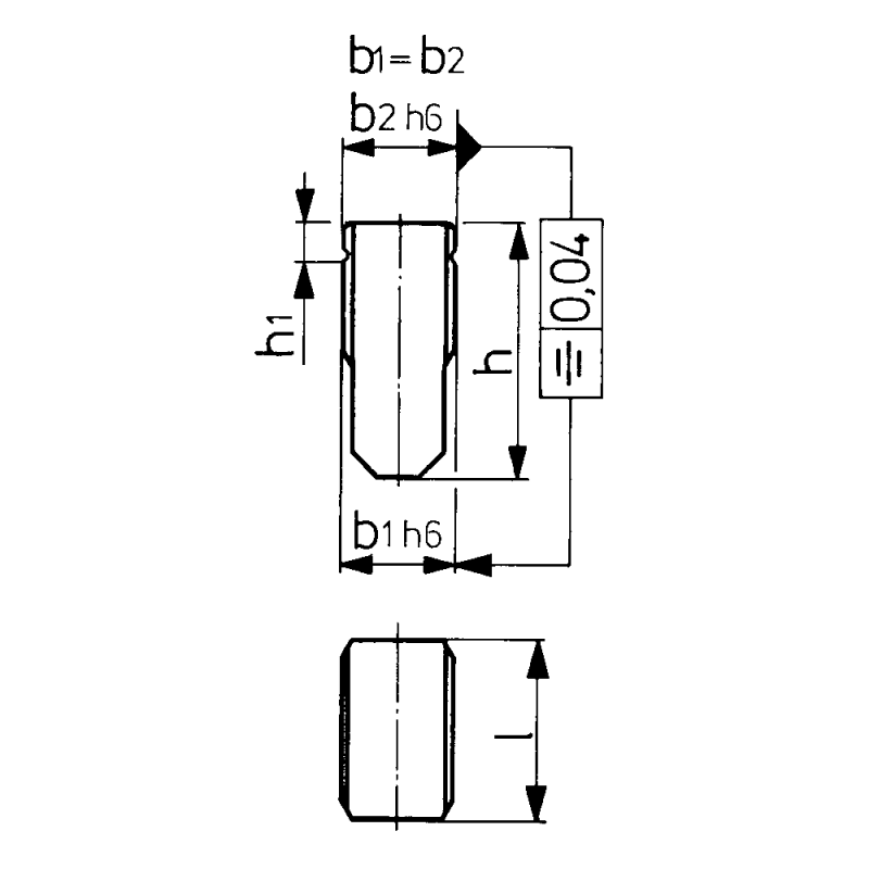 Шліцьова гайка, вільна DIN 6323 10 x 12 мм