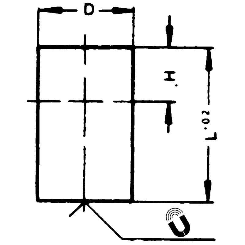Магніт для горщика, круглий, 6 мм