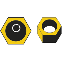 Spare hexagonal washers M4 (set of 10 pcs.)