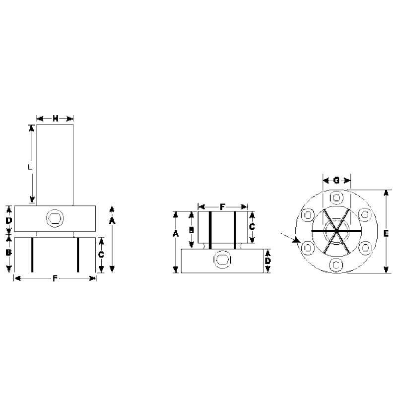 Mandrel M4x39.4 for blind bores (milling machine)