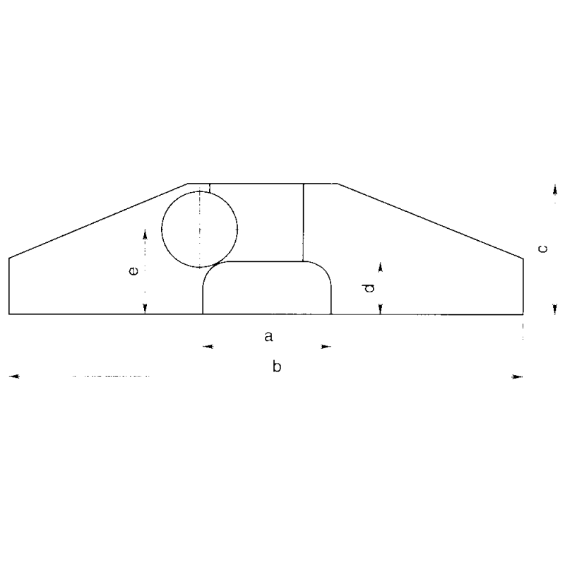Depth gauge base 100x12mm for calliper gauge with measuring range up to 200mm