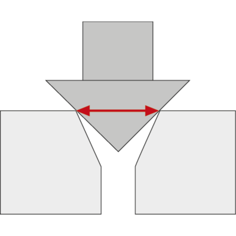 Chamfer gauge IFM 90° 0.5-20mm