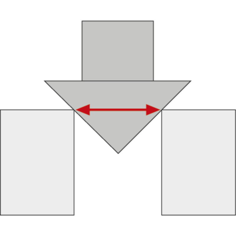 Chamfer gauge IFM 90° 0.5-20mm