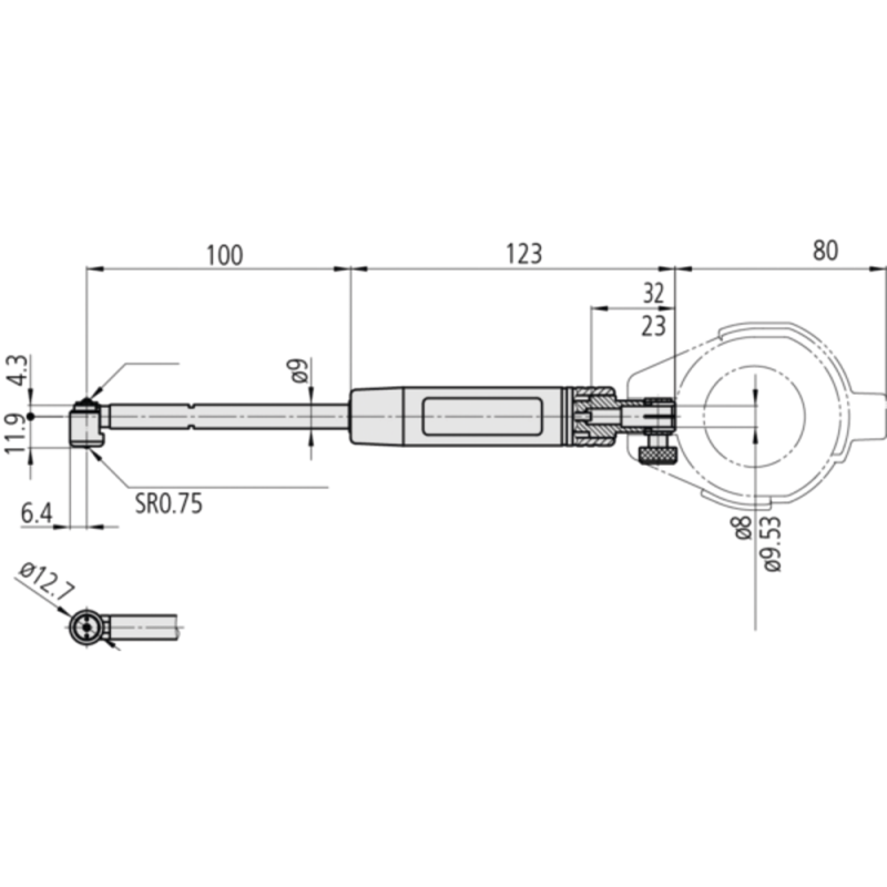 Bore gauge 18-150mm (0.001mm)