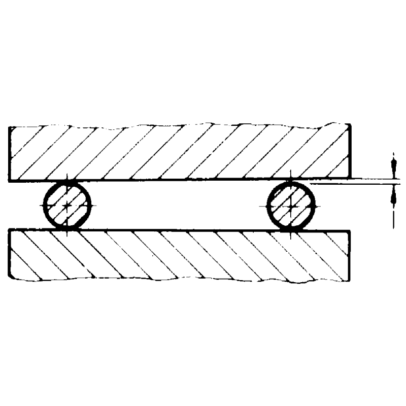 Test pin sim. to DIN2269 accuracy 1 1.00-5.00mm (41 pieces)