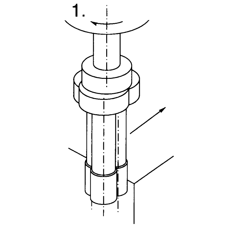 Edge probe, mechanical 10/4mm shank: 10mm L=90mm