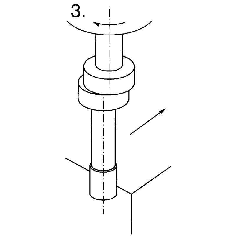 Edge probe, mechanical 10/4mm shank: 10mm L=90mm