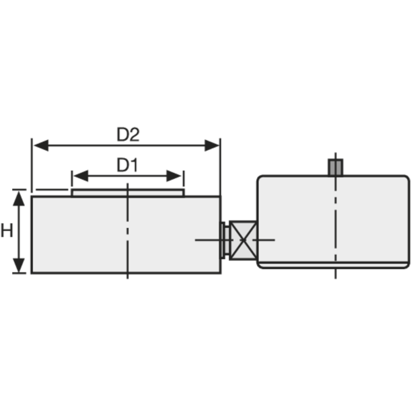 Load cell 75mm 0-250 N (readings 10 N)