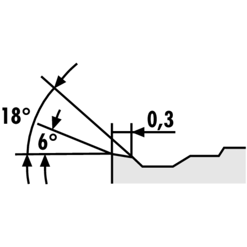 Змінна ріжуча пластина CNMG 120412-RM5 APM25T