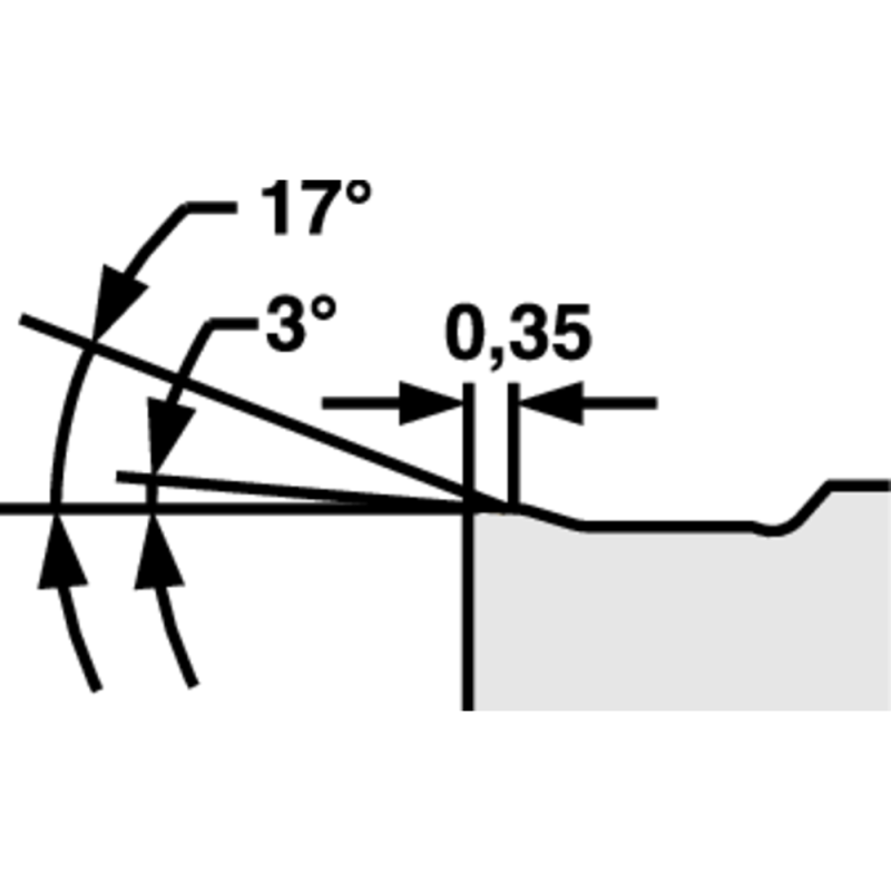 Indexable cutting insert WNMG080408-RP5 ACP10T