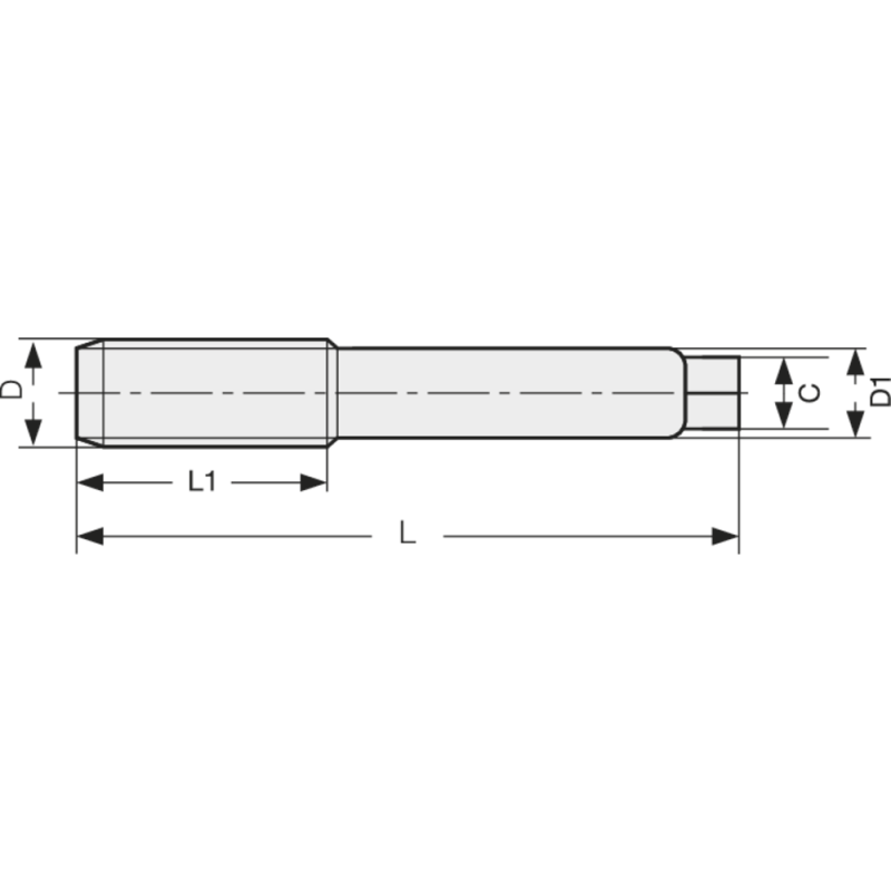 Мітчик формувальний S-XPF HSS-E DIN2174C M16x2 6HX