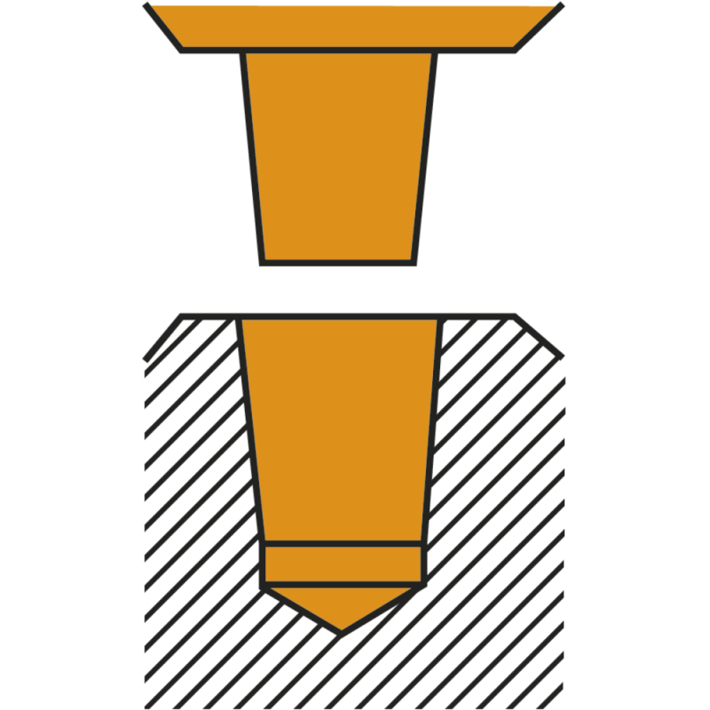 Патрон для свердла SBF, 0,2-1,5 мм B06
