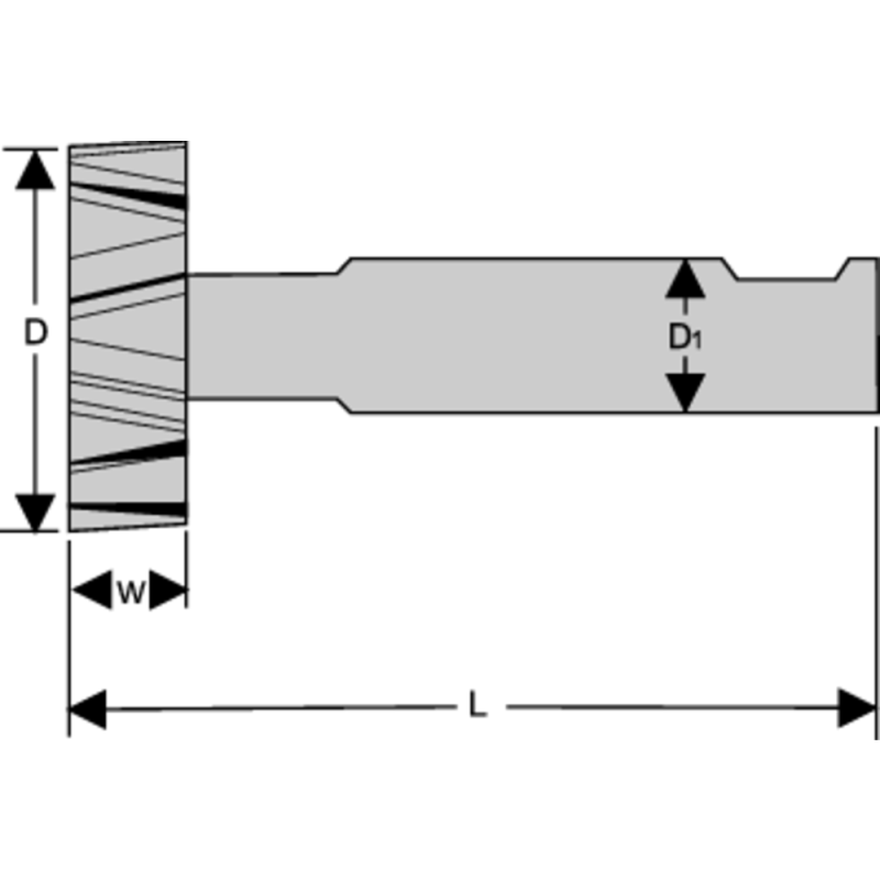 Solid carbide slotting cutter DIN850N 38.5x10mm Z=10 ALCrN