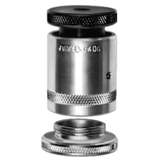 Алюмінієвий гвинтовий домкрат 50x50x30 мм з алюмінієвою основою