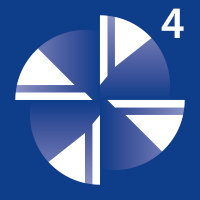 4 flutes, non centre cutting